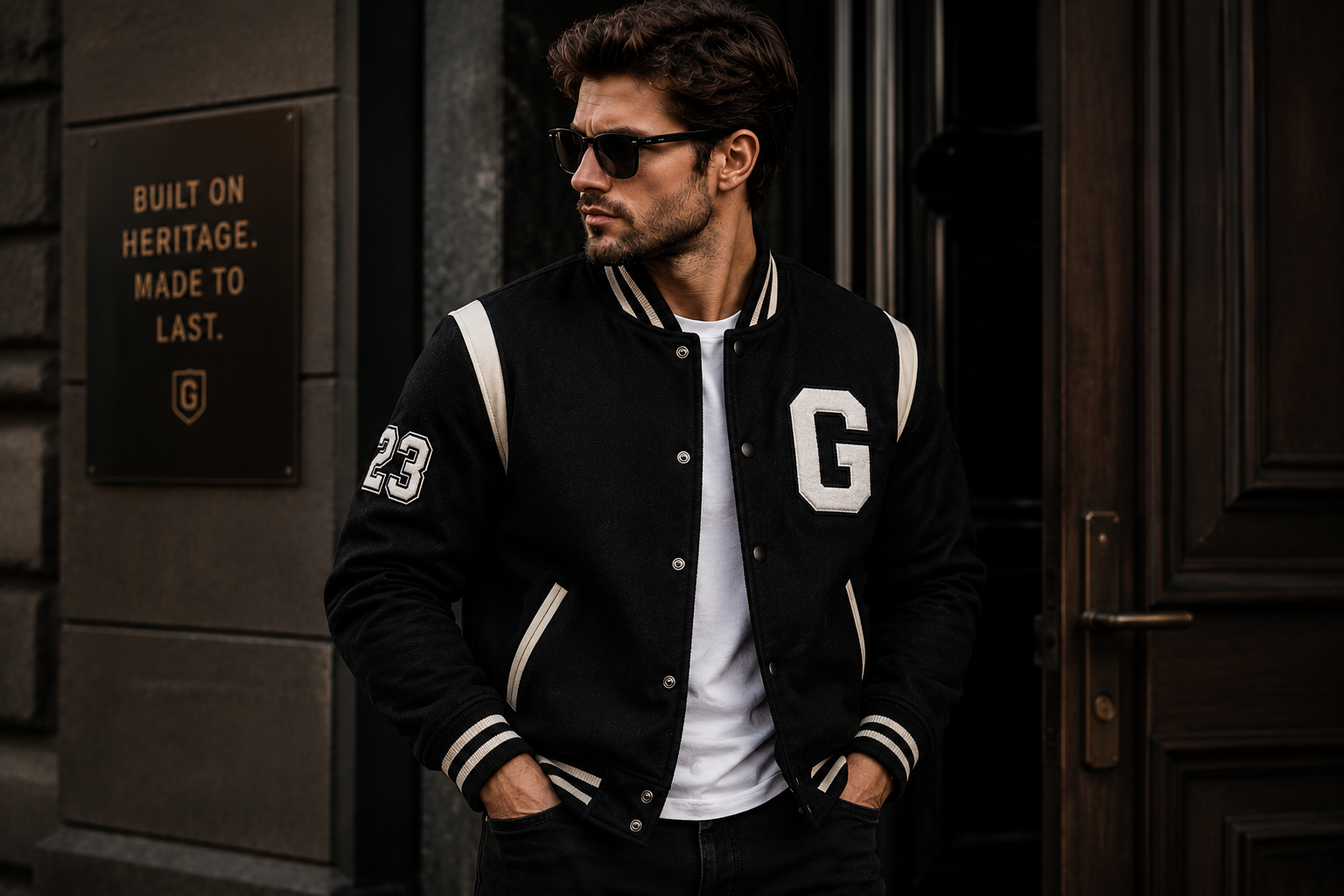 Men's Wool Varsity Jacket