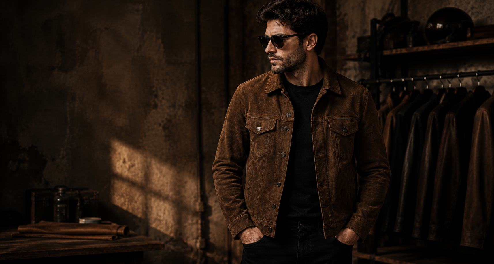 Men's Suede Jacket