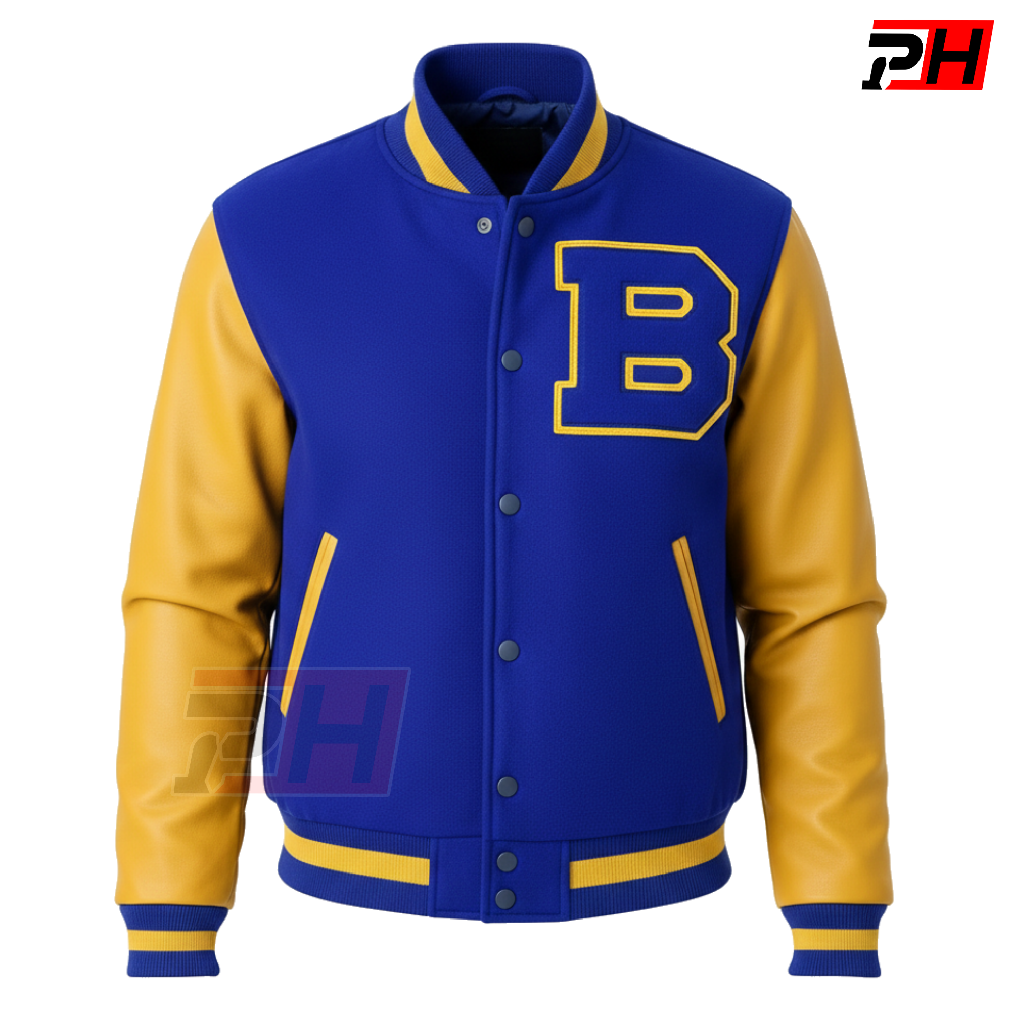 Men's Teen Wolf Michael J. Fox Varsity Jacket | Retro 80s BHS Letterman Bomber Coat