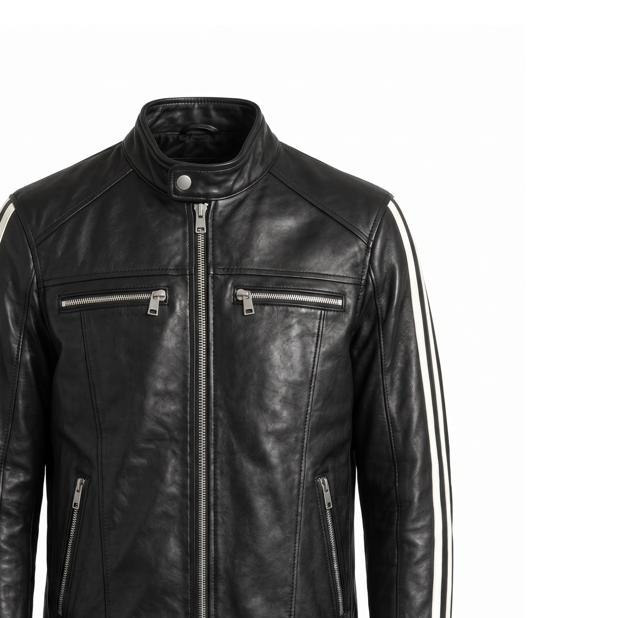 Inspired by Leon Kennedy RE Vendetta Leather Jacket | Men's Gaming Cosplay Biker Coat
