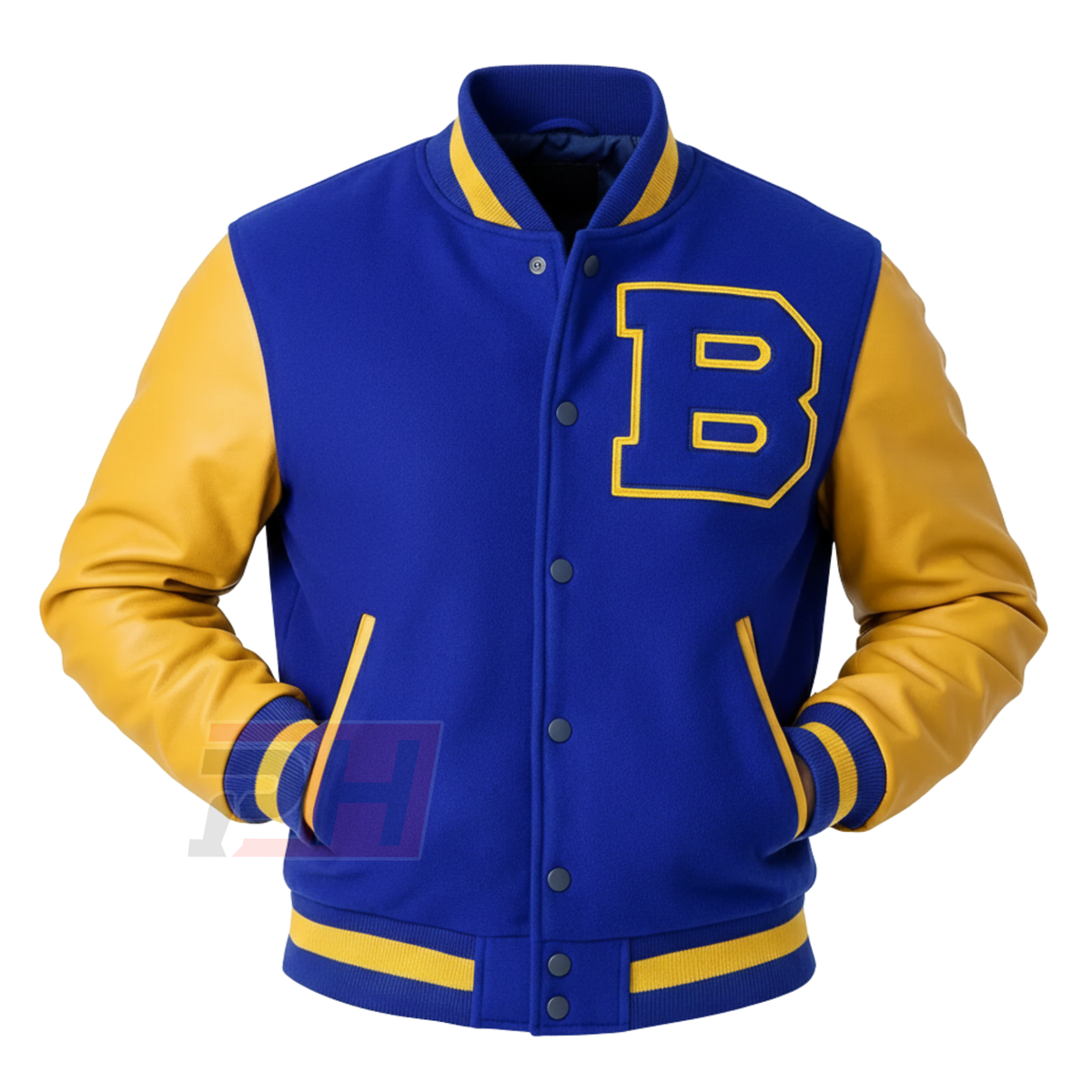Men's Teen Wolf Michael J. Fox Varsity Jacket | Retro 80s BHS Letterman Bomber Coat