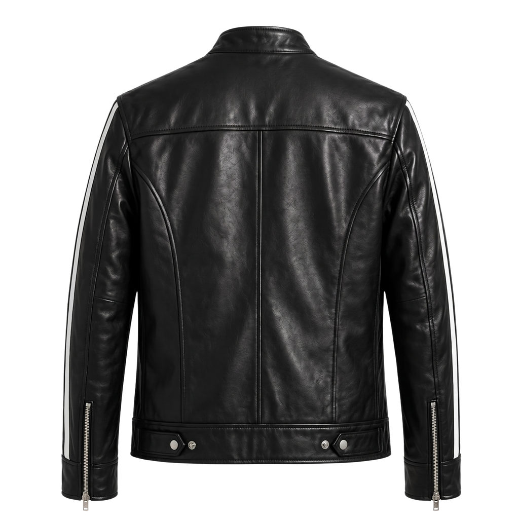 Inspired by Leon Kennedy RE Vendetta Leather Jacket | Men's Gaming Cosplay Biker Coat