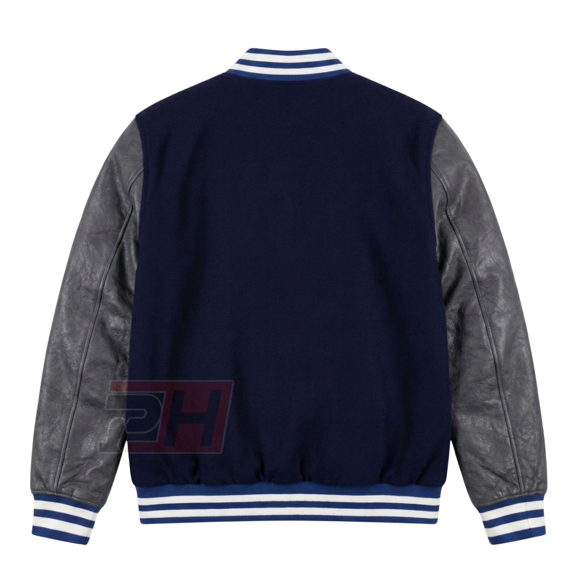 Men's Andrew Clark Blue Varsity Jacket | Shermer High School Letterman Coat | 80s Retro Cinematic Cosplay Bomber | Vintage Baseball Outerwear