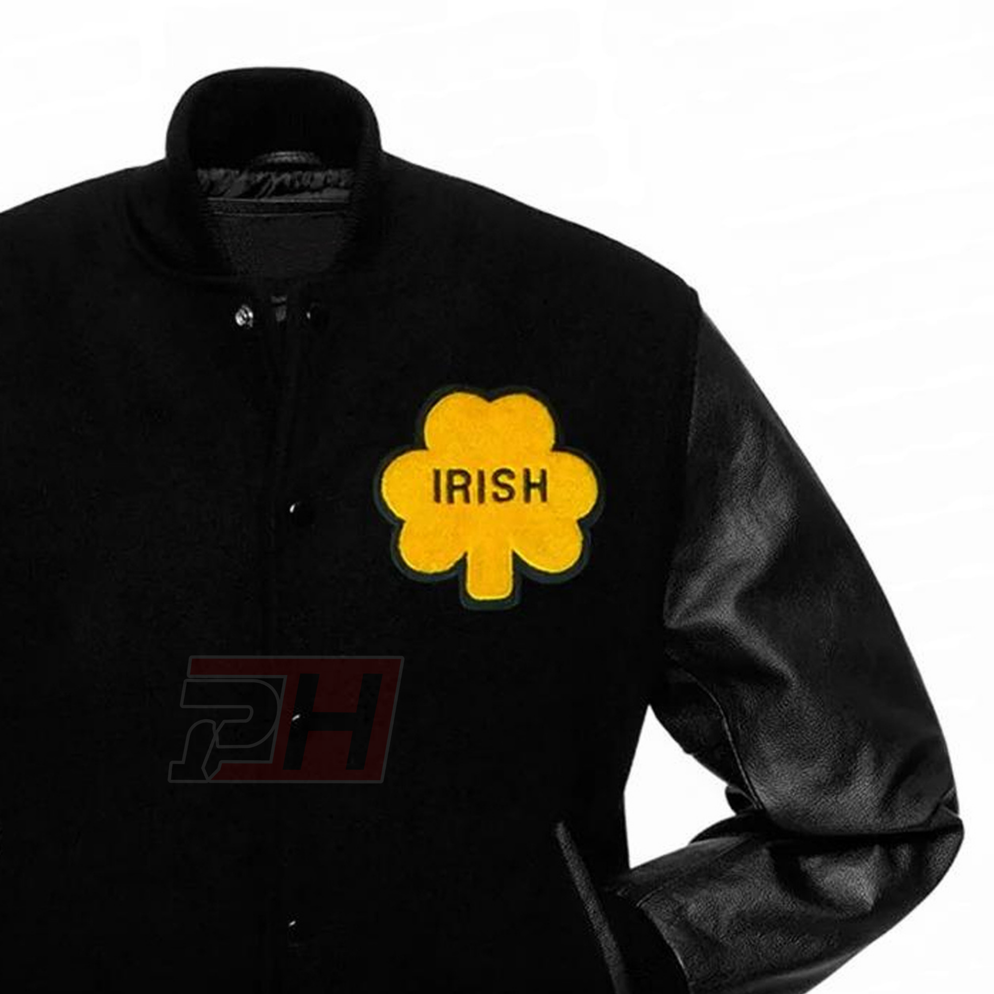 Men's Rudy Irish Varsity Jacket | Notre Dame Style Vintage Football Letterman Coat