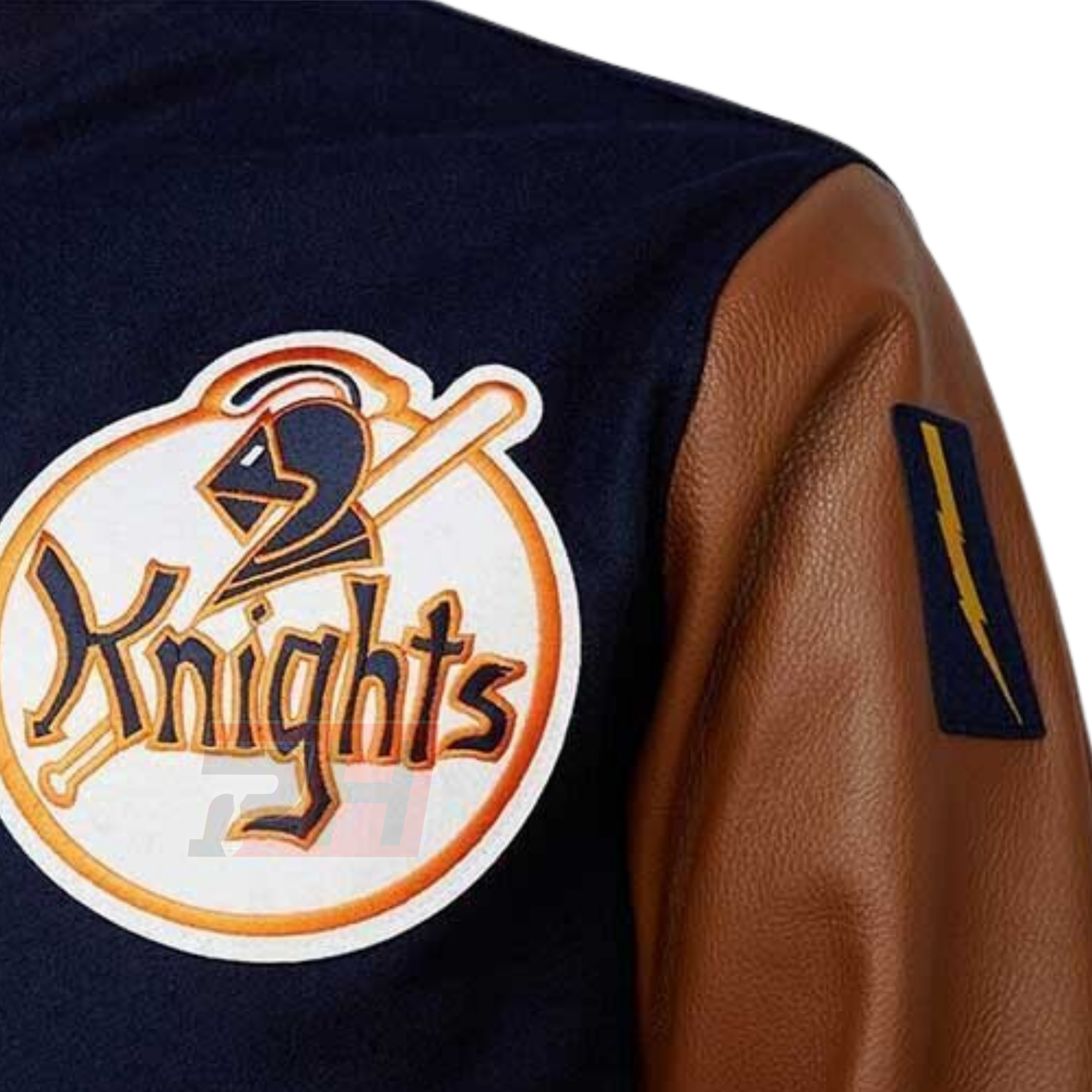 Men's NY Knights Varsity Jacket | The Natural Roy Hobbs Retro Baseball Letterman Coat