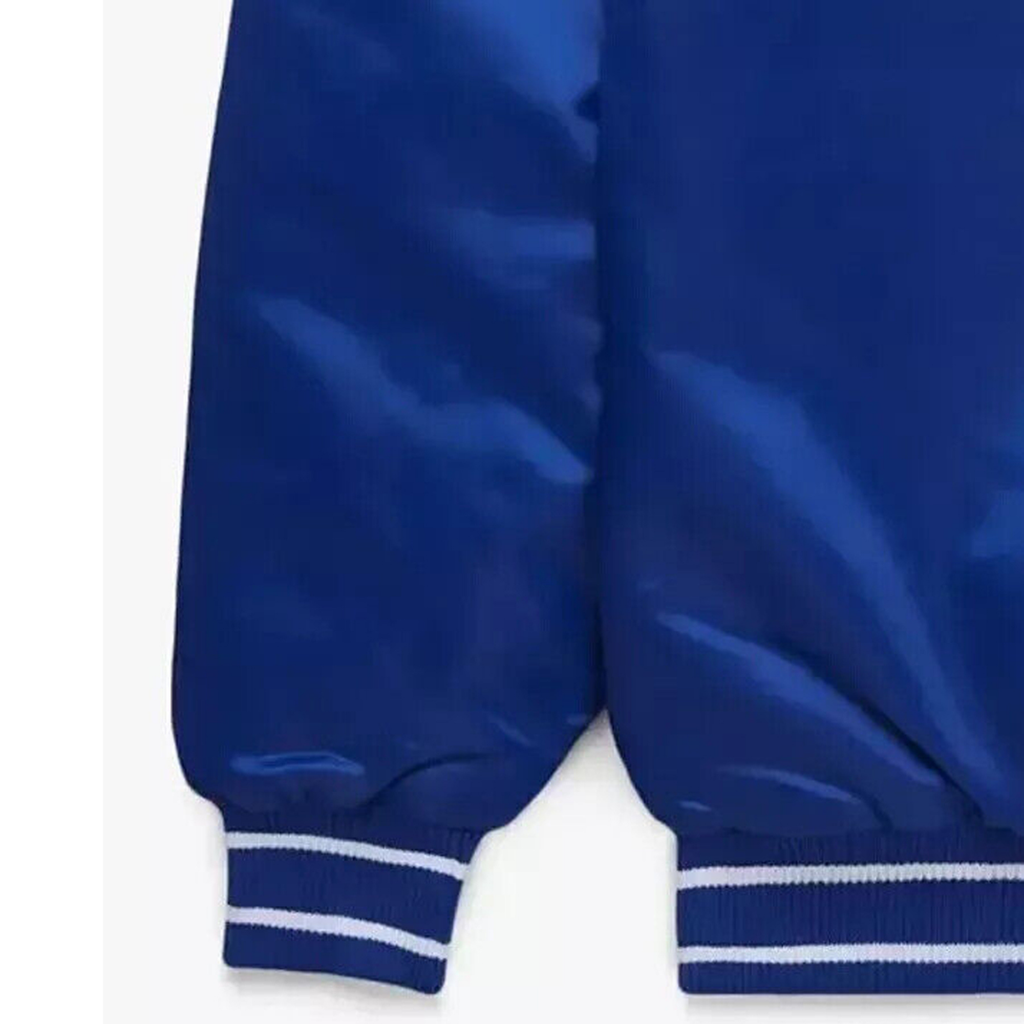 Prime Hide Handmade Los Angeles Dodgers Blue Satin Bomber Jacket Vintage Baseball Varsity Coat