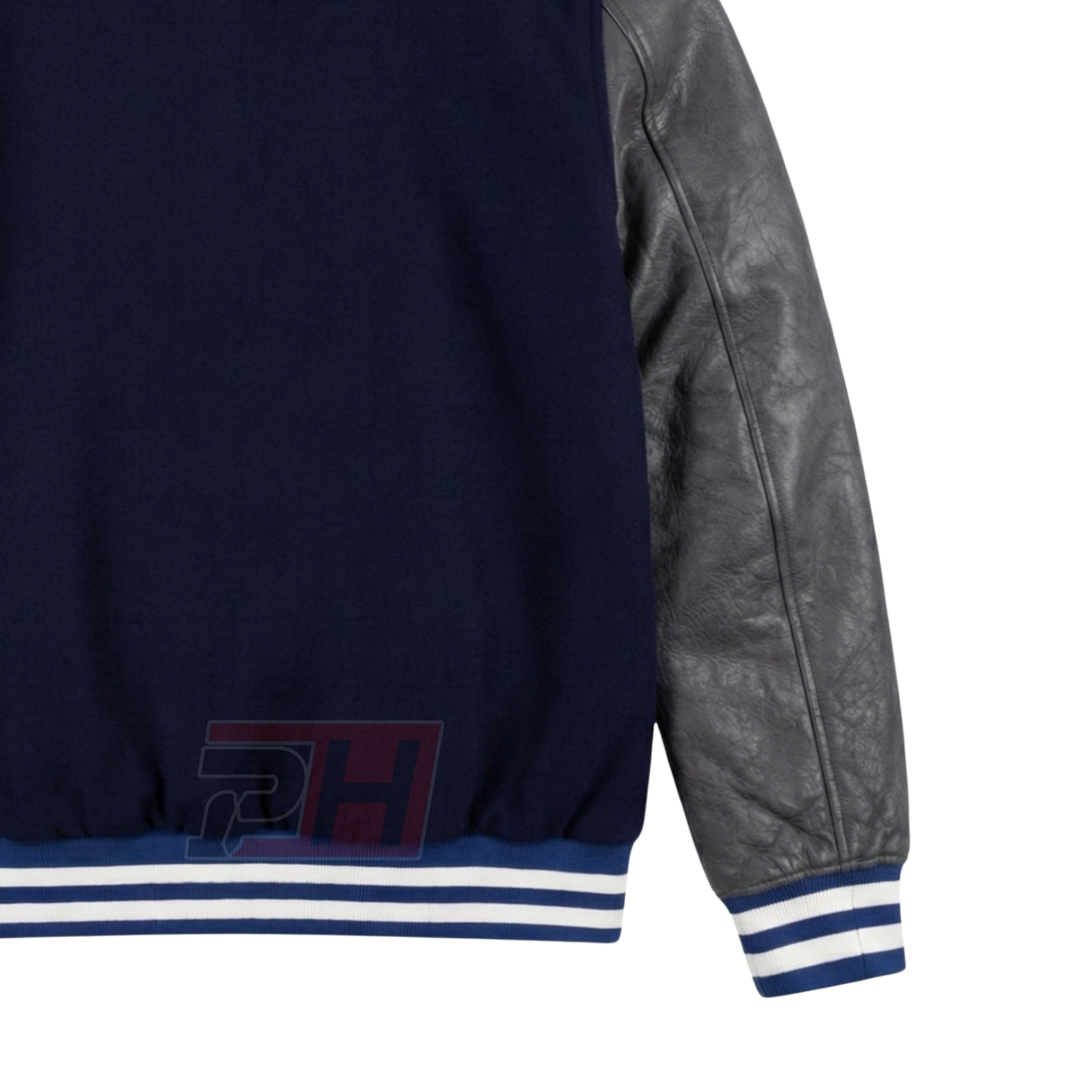 Men's Andrew Clark Blue Varsity Jacket | Shermer High School Letterman Coat | 80s Retro Cinematic Cosplay Bomber | Vintage Baseball Outerwear