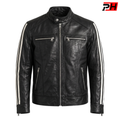 Inspired by Leon Kennedy RE Vendetta Leather Jacket | Men's Gaming Cosplay Biker Coat